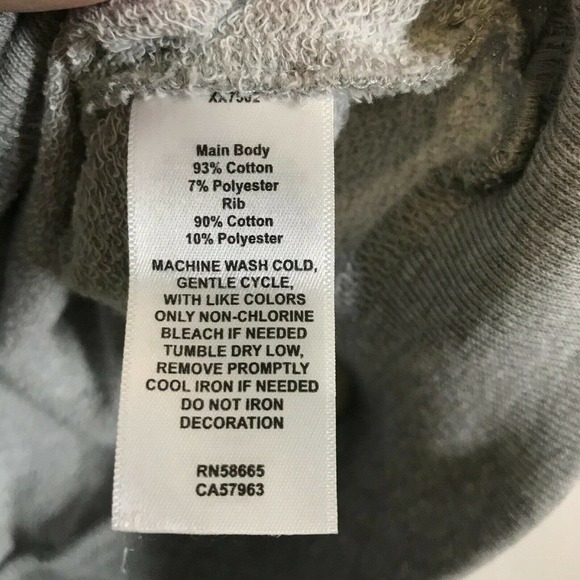 Treasure & Bond Womens Gray Graphic Rolling Stones Pullover Sweatshirt Size XS - Picture 10 of 10